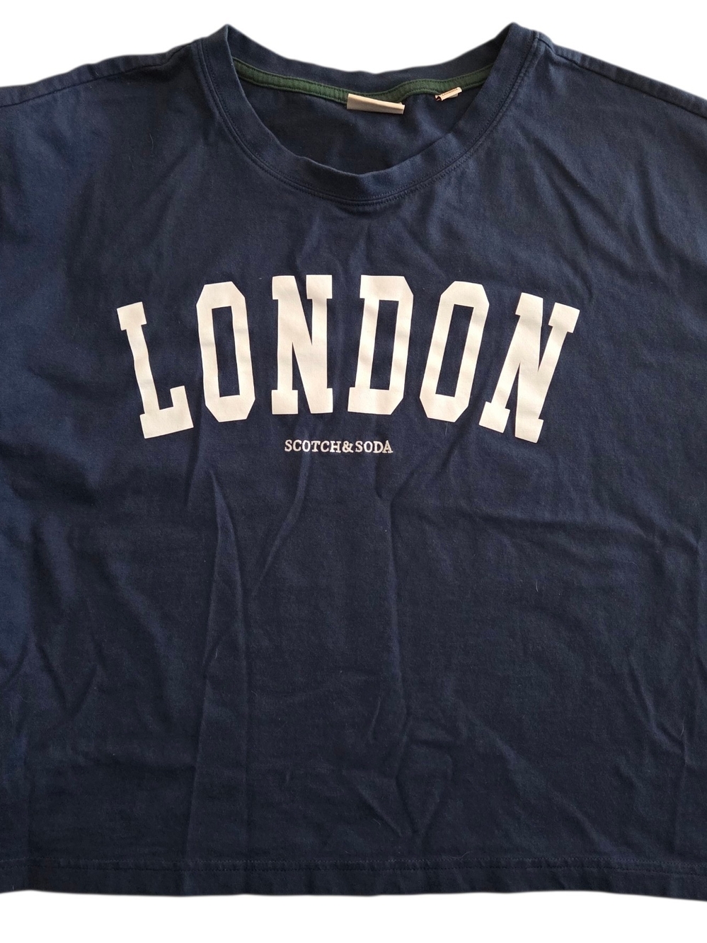 Scotch & Soda - Amsterdam - London Graphic T-Shirt - Navy - XL